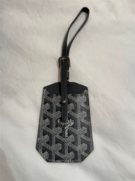 goyard long strap suitcase|goyard luggage tag.